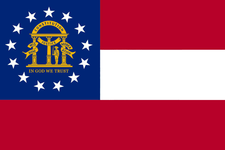 The Georgia state flag