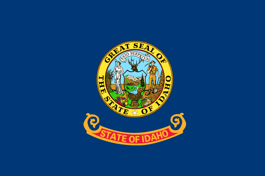 The Idaho state flag