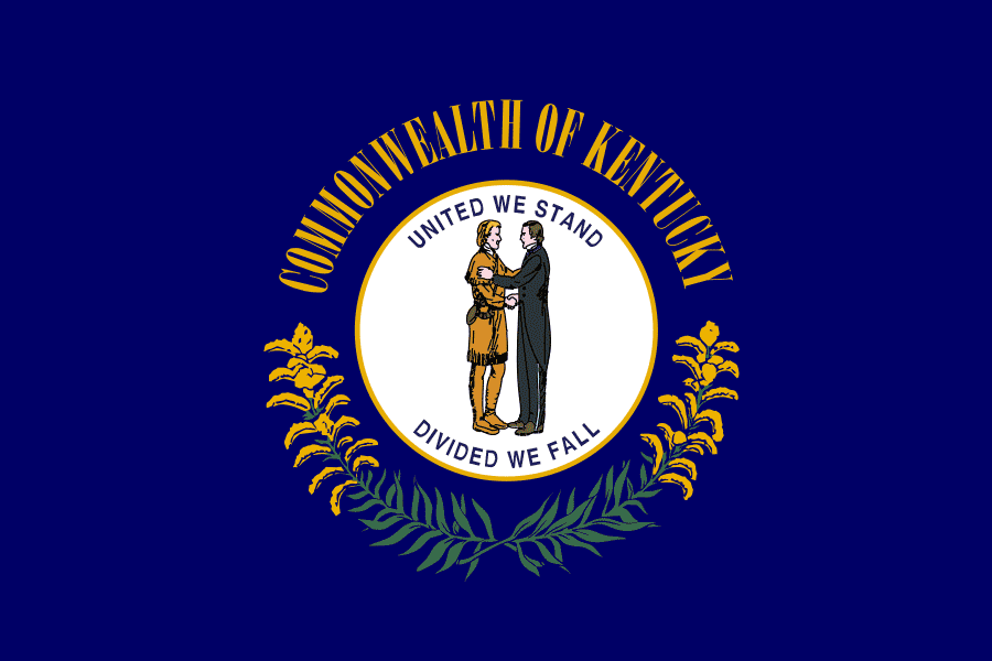 The Kentucky state flag