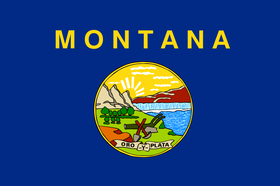The Montana state flag
