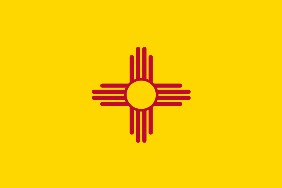 The New Mexico state flag