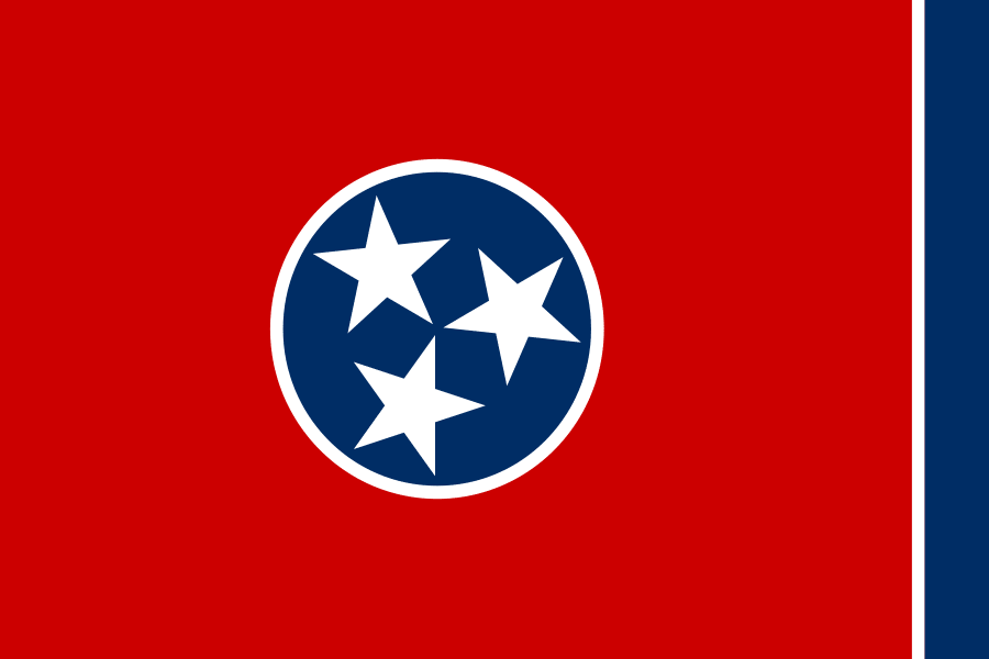 The Tennessee state flag